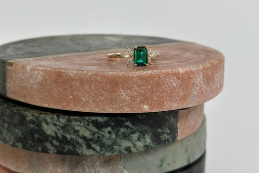 Evergreen Emerald Ring