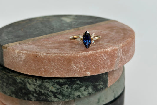 Evergreen Sapphire Ring