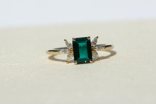 Evergreen Emerald Ring